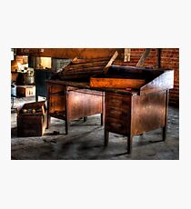 Old Desk In The Attic Photographic Print