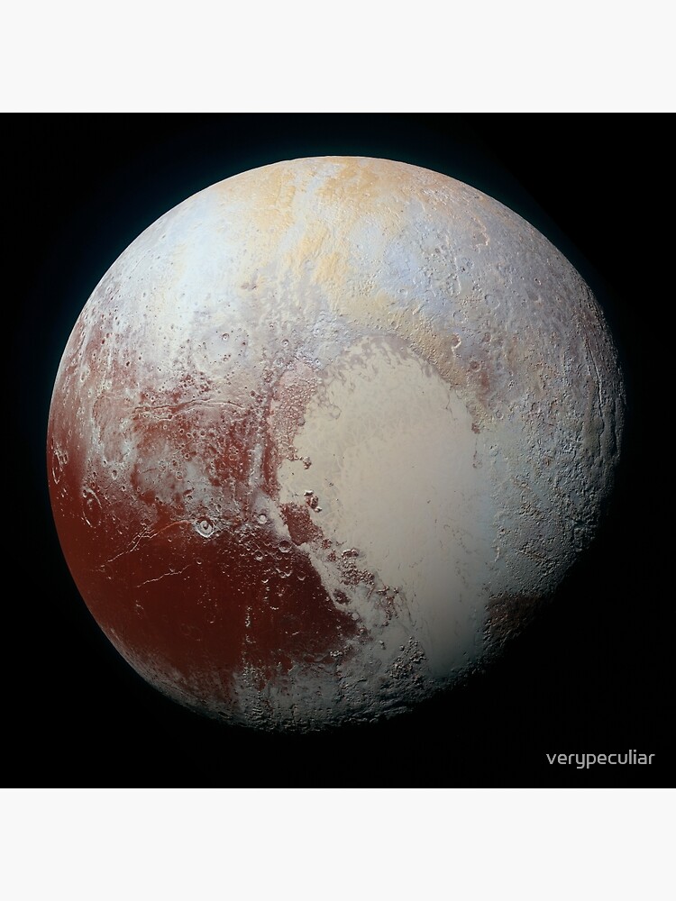 PLUTO - New hi-res image from NEW HORIZONS spacecraft by verypeculiar
