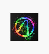 Rainbow Splash Vault Hunter Symbol Art Board Print