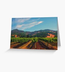 California Vineyard Grußkarte
