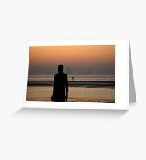 The beach men Greeting Card