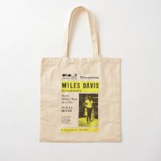 Miles Davis In Concert (distressed design) Cotton Tote Bag