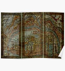 Dream Interrupted Triptych Poster