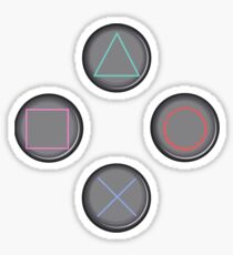 PS3 Buttons Sticker