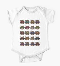Colourful Boss Bear One Piece - Short Sleeve
