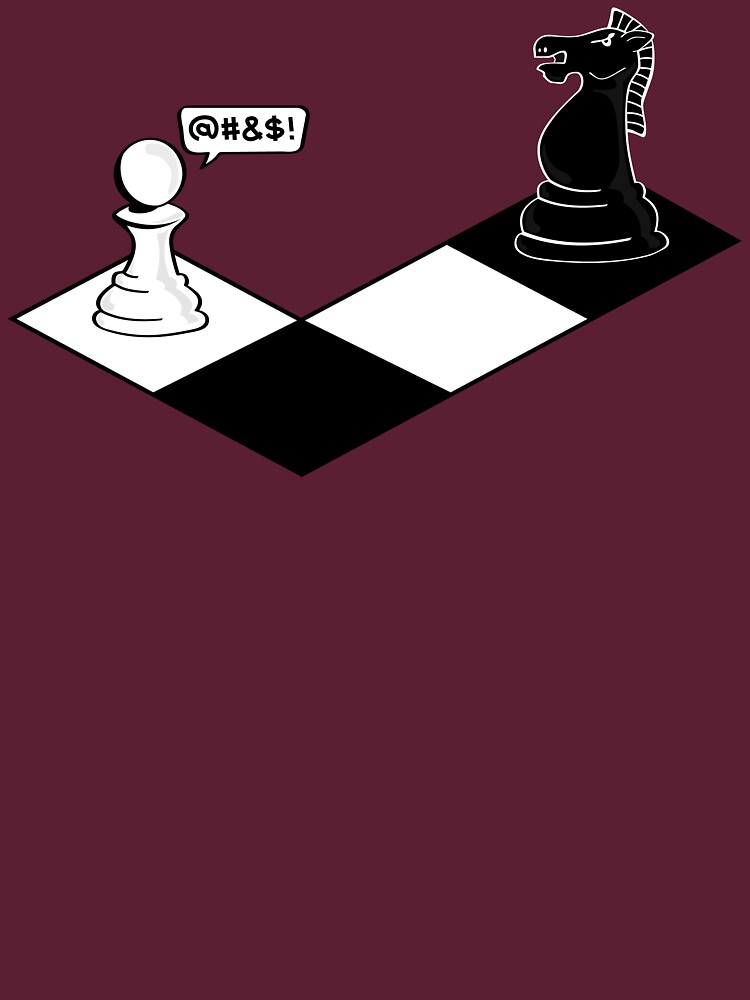 "Knight Takes Pawn" Unisex T-Shirt by jcthomason | Redbubble