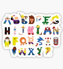 Gamer's Alphabet Sticker
