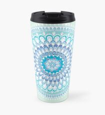 Mandala Green Travel Mug