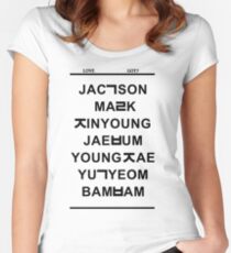 love got7 Women's Fitted Scoop T-Shirt