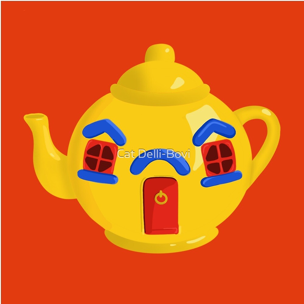 yellow teapot toy