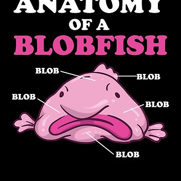 Anatomy Of A Blobfish Funny Meme Ing Kids Men's Premium Tank Top