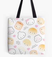 Cute Dimsum Puns Tote Bag
