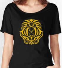 Zodiac Sign Leo Gold Women's Relaxed Fit T-Shirt