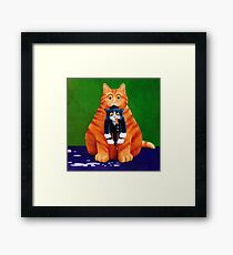 Goldfish Gone Framed Print