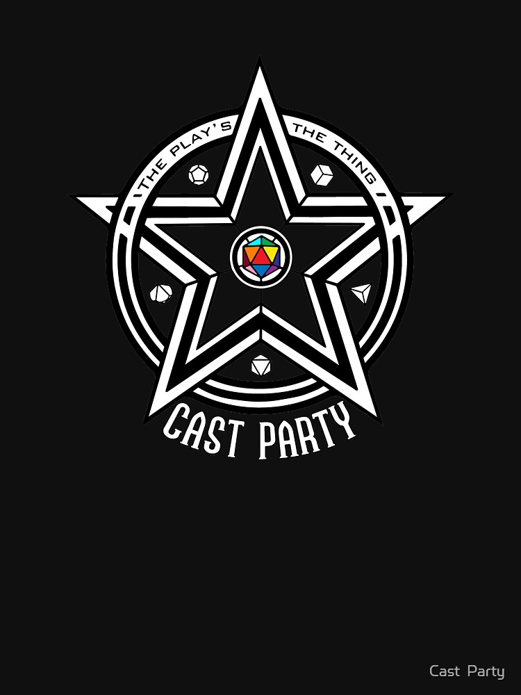 Cast Party Logo (for dark backgrounds) by CPNat20