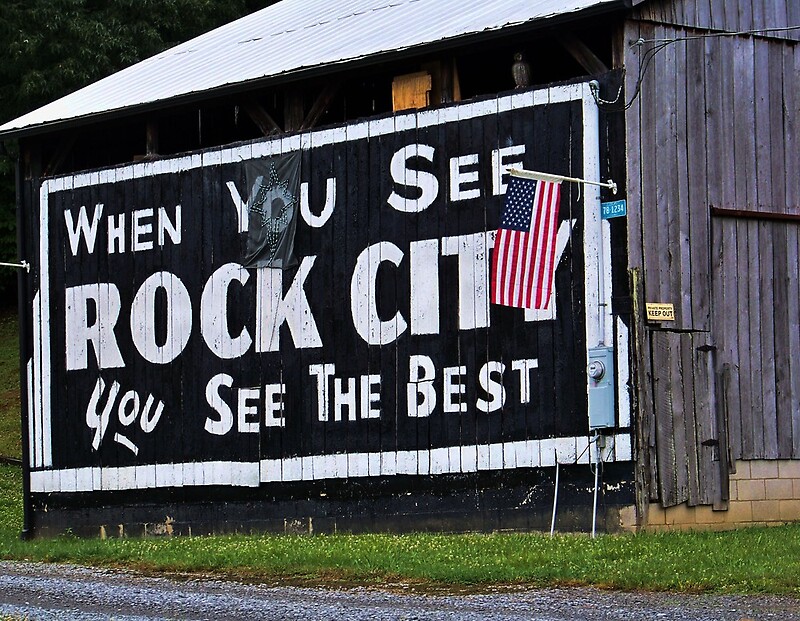 "When you see Rock City you see the best" by lynell Redbubble
