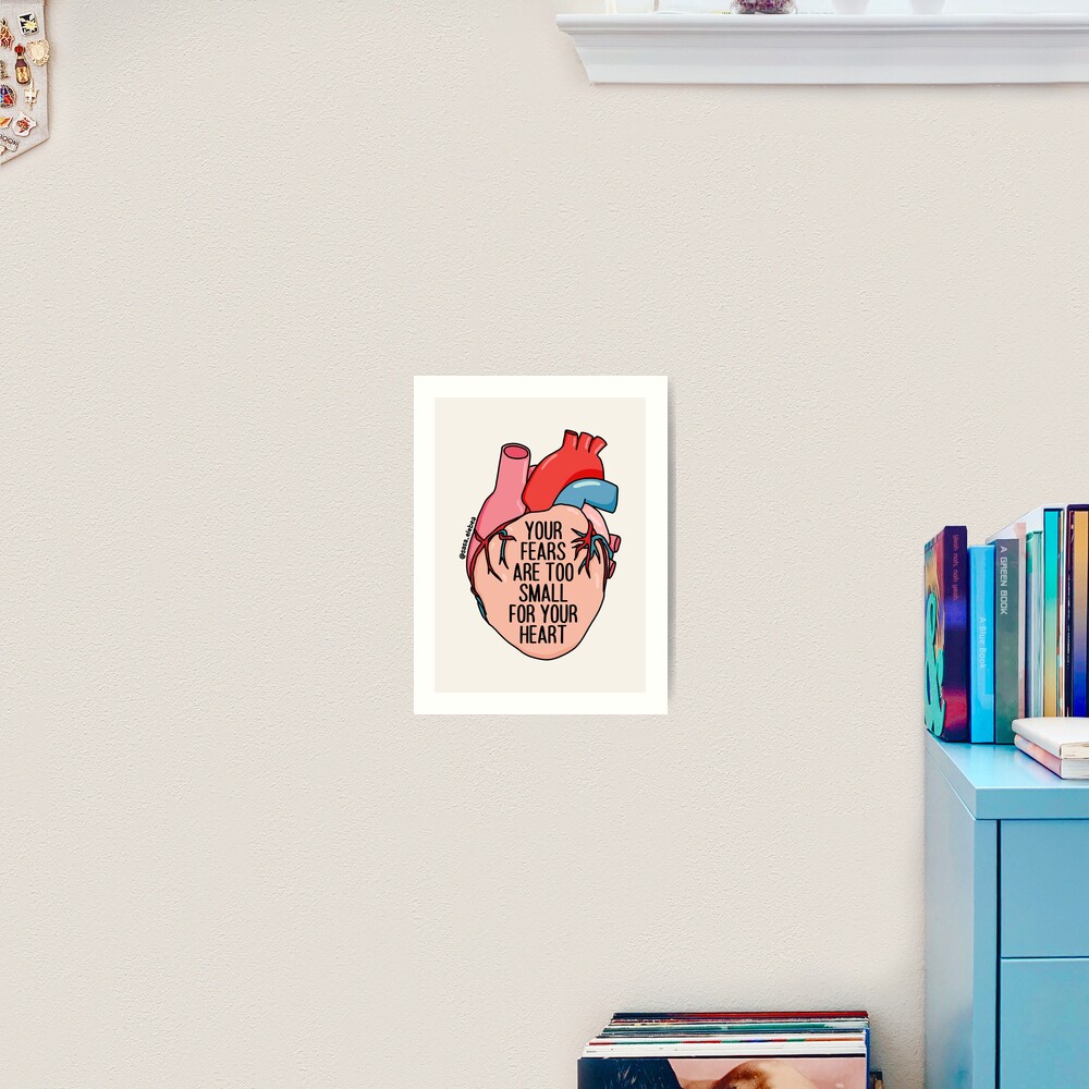 Your fears by Sasa Elebea Art Print