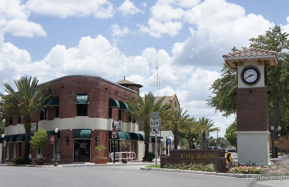 "Downtown Auburndale" by Laurie Perry Redbubble