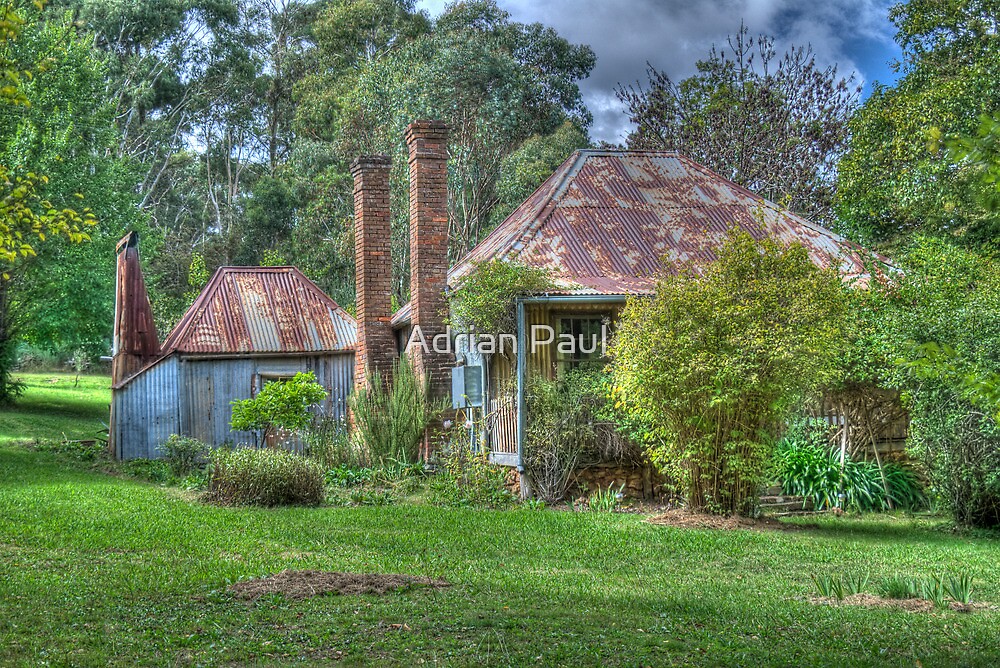 "Warry's Cottage, Hill End, NSW, Australia (HDR)" by Adrian Paul