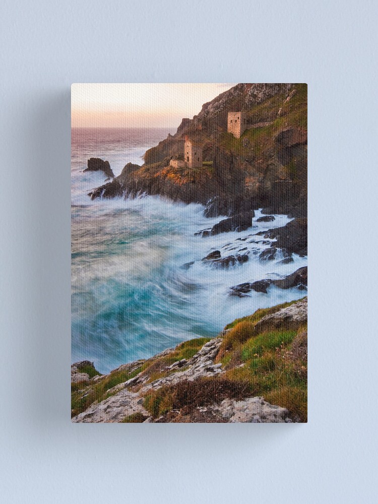 Alternate view of Cornwall: The Crowns Tin Mine Canvas Print