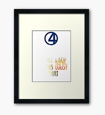 Fantastic 4 Framed Print