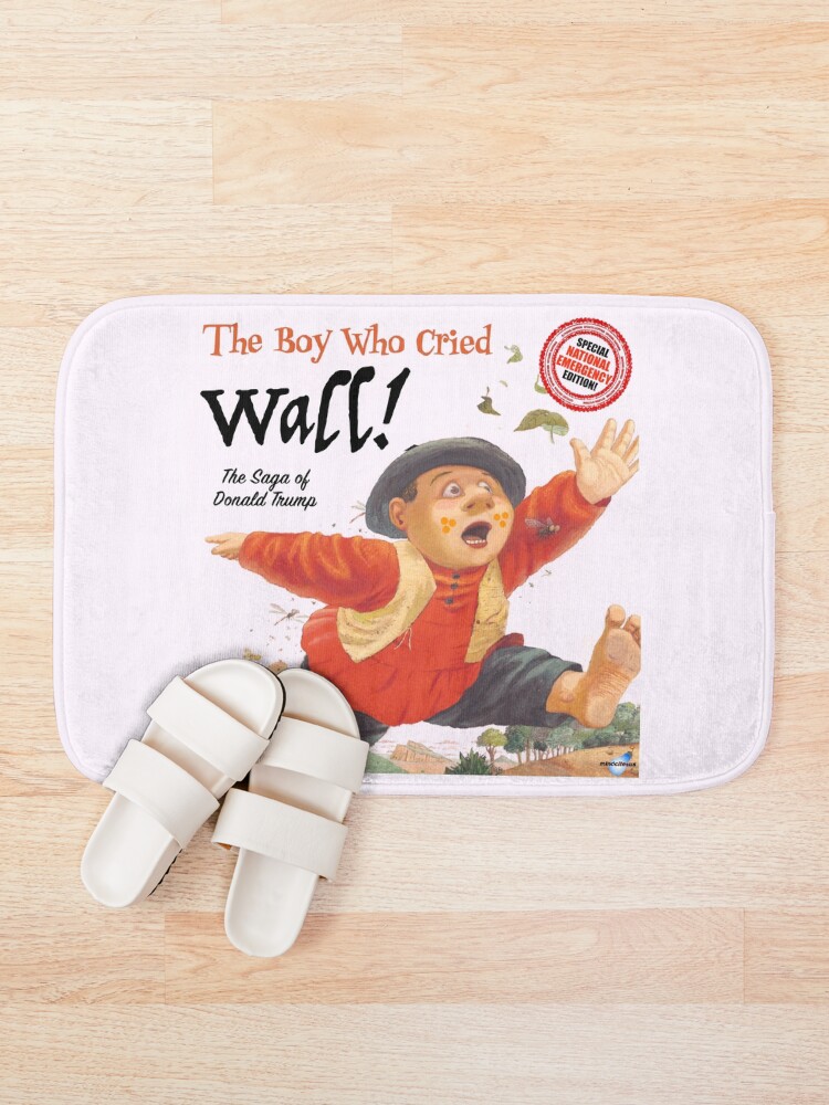 Alternate view of The Boy Who Cried Wall! Bath Mat