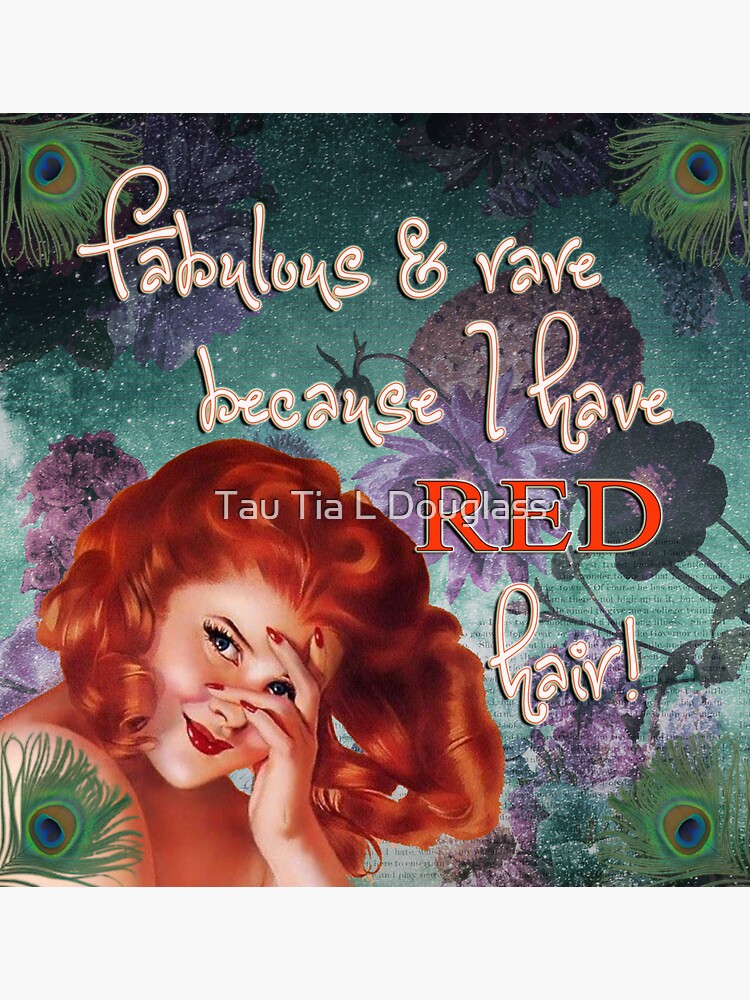 Fabulous and rare because I have red hair! by PurplePeacock