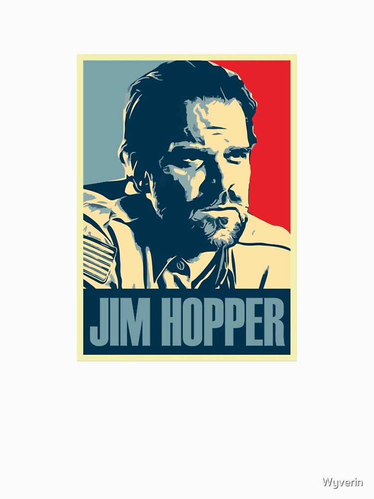 Jim Hopper Old School Stranger Things by Wyverin