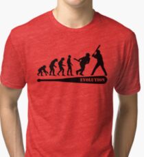 Baseball Evolution Tri-blend T-Shirt