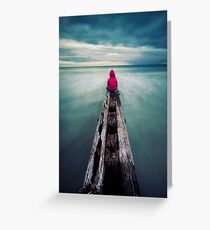 To have the world in front of you. Greeting Card