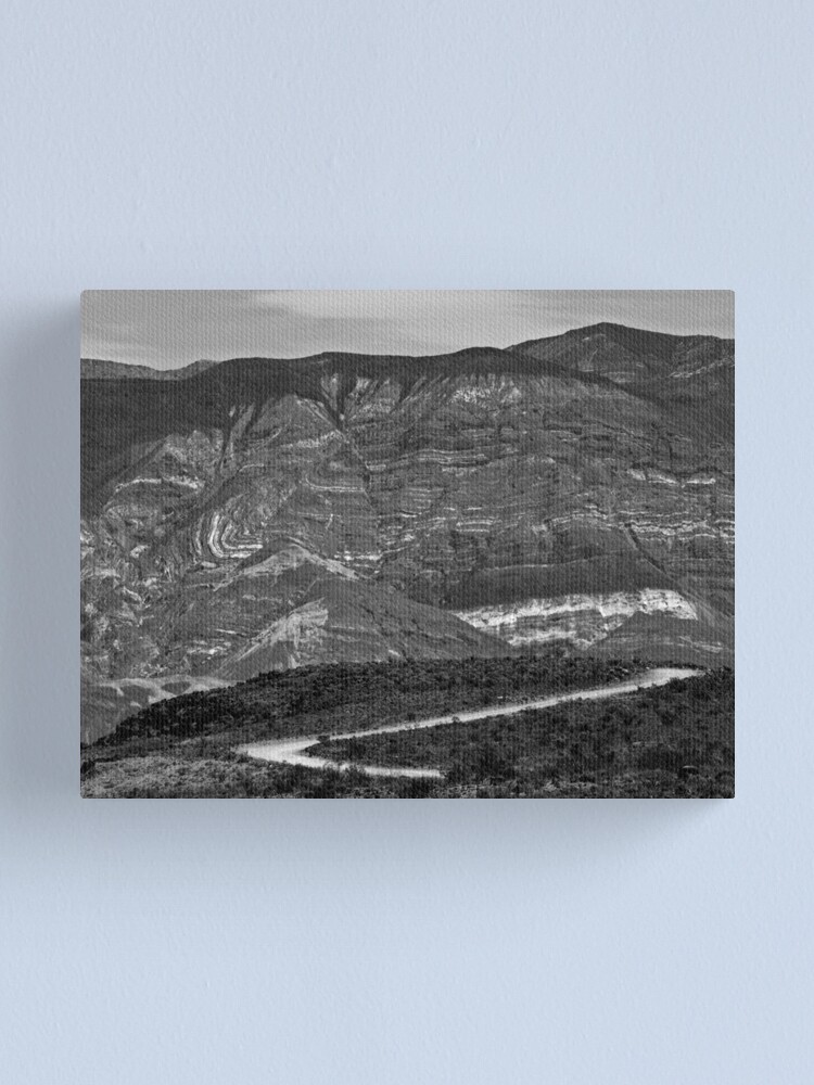 Alternate view of Padre Point Rainbow Rock Canvas Print