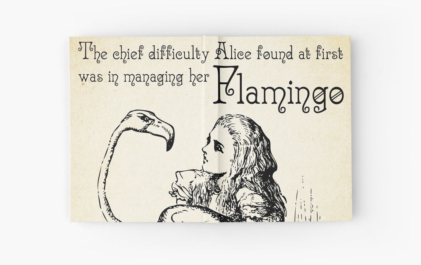 Quotes From Alice In Wonderland Stunning Alice In Wonderland Quote Flamingo Mad Hatter Quote 0120 Quotes From Alice In Wonderland Enchanting Alice In Wonderland Quote Flamingo Mad Hatter Quote 0120