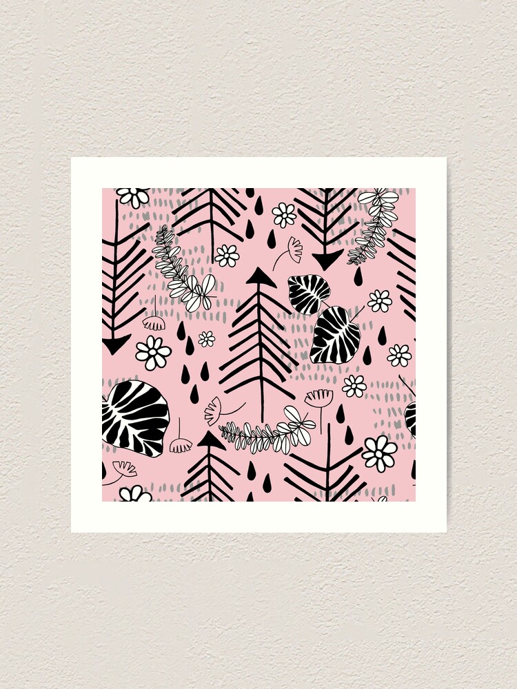 Alternative Ansicht von Bäume und Skizzen Kunstdruck
