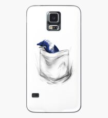 Little Dragon In My Pocket 1 - Blue Case/Skin for Samsung Galaxy