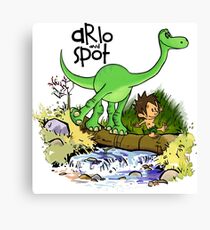 Arlo and Spot Canvas Print
