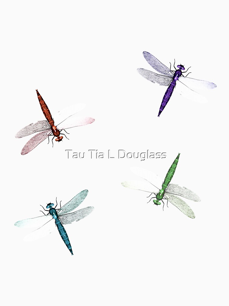 Colourful Dragonfly Design by PurplePeacock