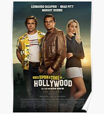 Once upton time in hollywood poster Poster