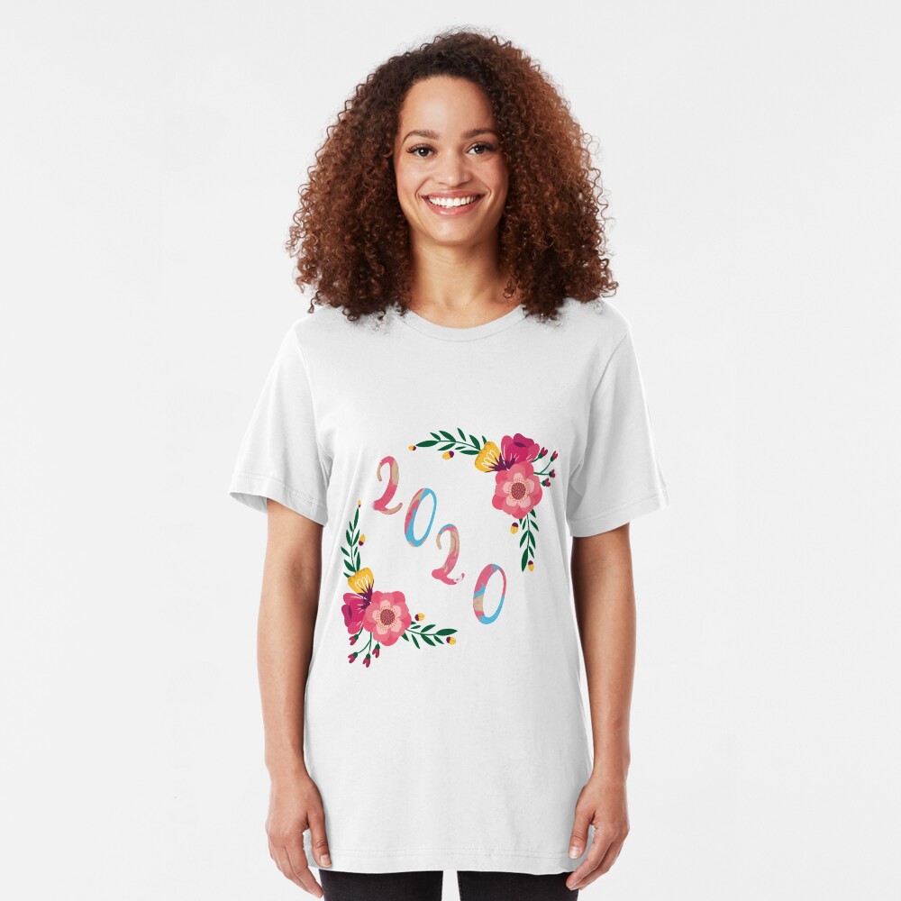 Happy New Year 2020 Slim Fit T-Shirt