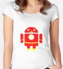 FlashDroid Women's Fitted Scoop T-Shirt
