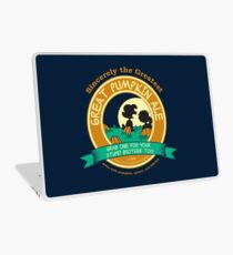 Great Pumpkin Ale Linus and Lucy Laptop Skin