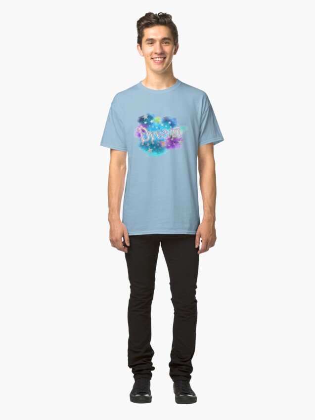 Alternate view of Dream - Clouds and Stars Classic T-Shirt