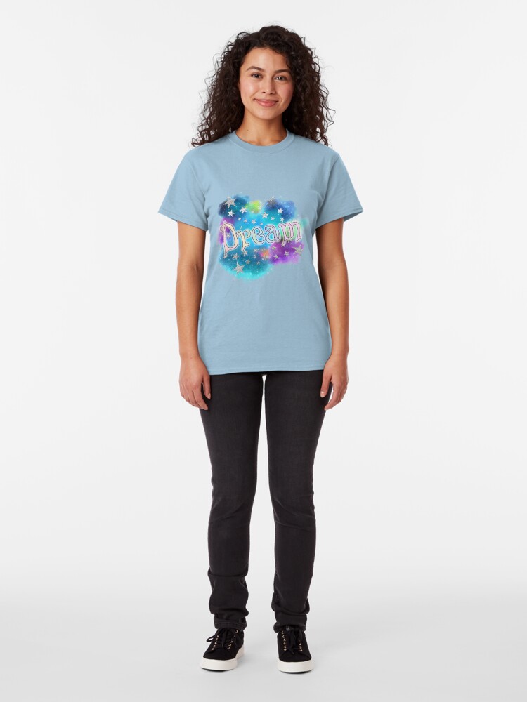 Alternate view of Dream - Clouds and Stars Classic T-Shirt