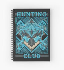 Hunting Club: Azure Rathalos Spiral Notebook