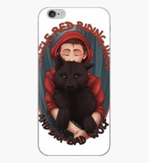 Little Red and BigBad Wolf iPhone Case