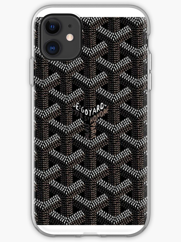 Black Goyard Iphone Case Cover By Pacotchi Redbubble