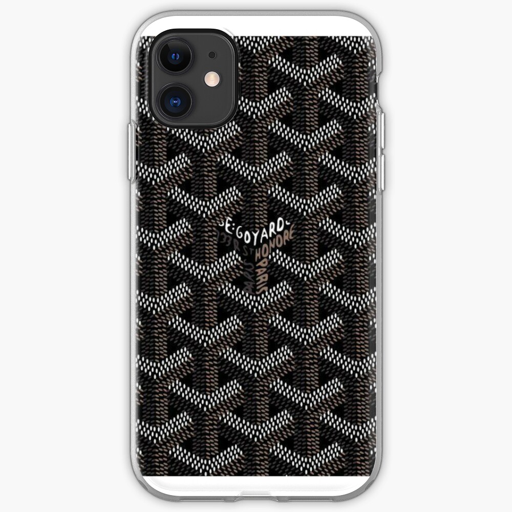 Black Goyard Iphone Case Cover By Pacotchi Redbubble