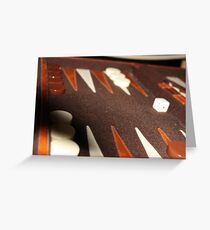 Backgammon Greeting Card