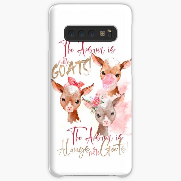 The Answer Is More Goats Watercolor Samsung Galaxy Snap Case