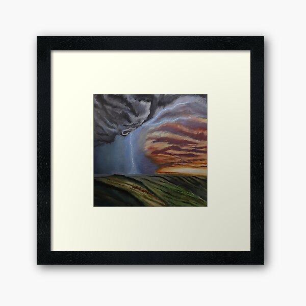 Riders of the Storm Framed Art Print