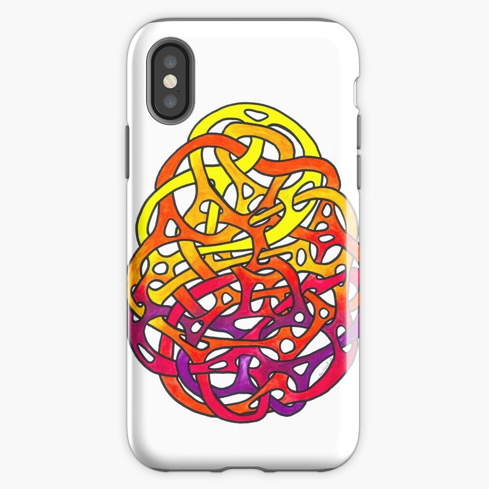 Coque iPhone « Oeuf de feu»